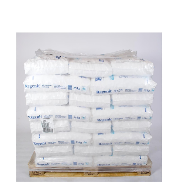 Regenit onthardingszout 1000kg 40 x 25kg € 10,44 per zak (incl. BTW)